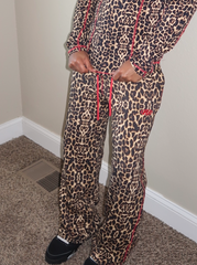 LEOPARD SWEAT PANTS (Tall Friendly)