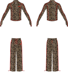 Leopard Lounge Set